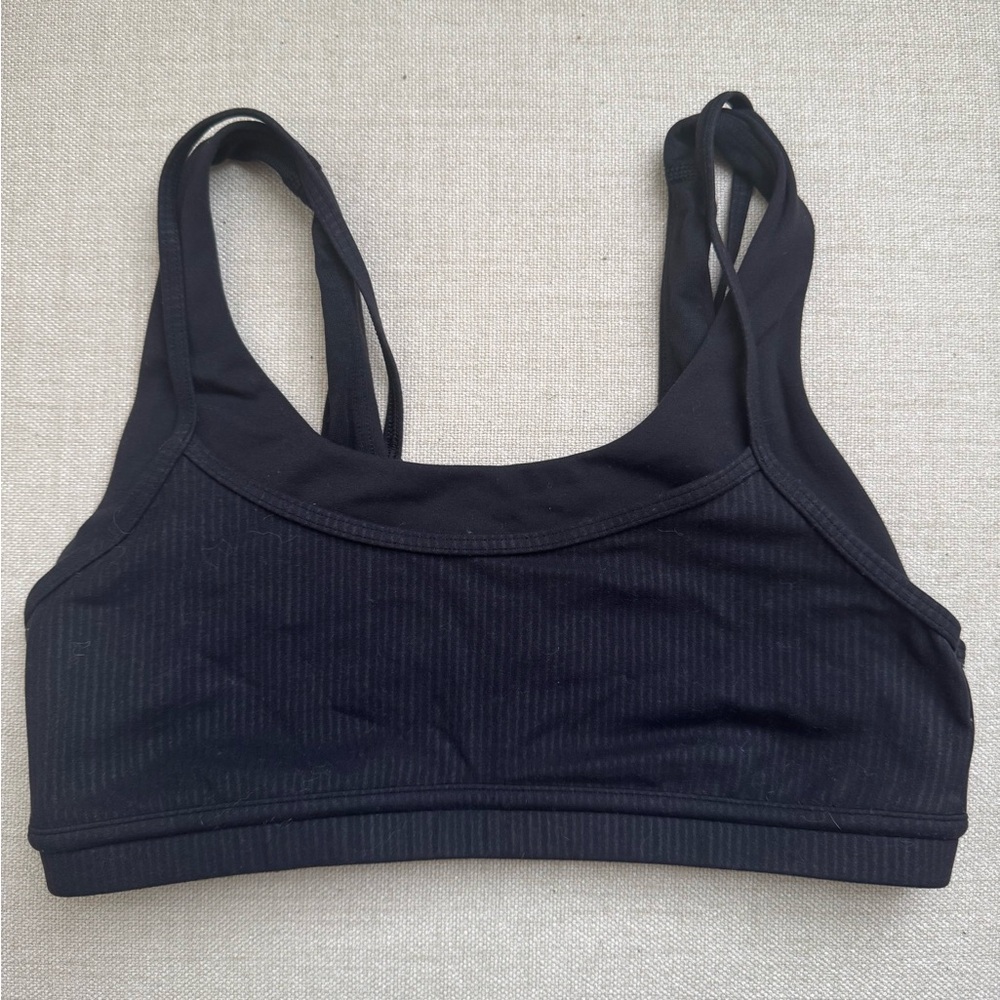 Lululemon Athletica Black Medium-Support Sports Bra